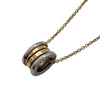 ブルガリ BVLGARI ビーゼロワンネックレス ホワイトゴールドｘピンクゴールド Au750 ジュエリー