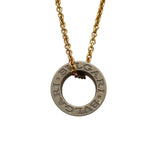 ブルガリ BVLGARI ビーゼロワンネックレス ホワイトゴールドｘピンクゴールド Au750 ジュエリー
