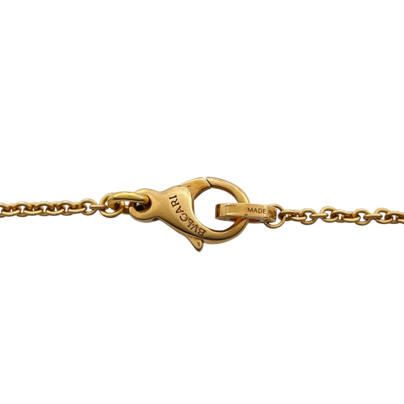 ブルガリ BVLGARI ビーゼロワンネックレス ホワイトゴールドｘピンクゴールド Au750 ジュエリー