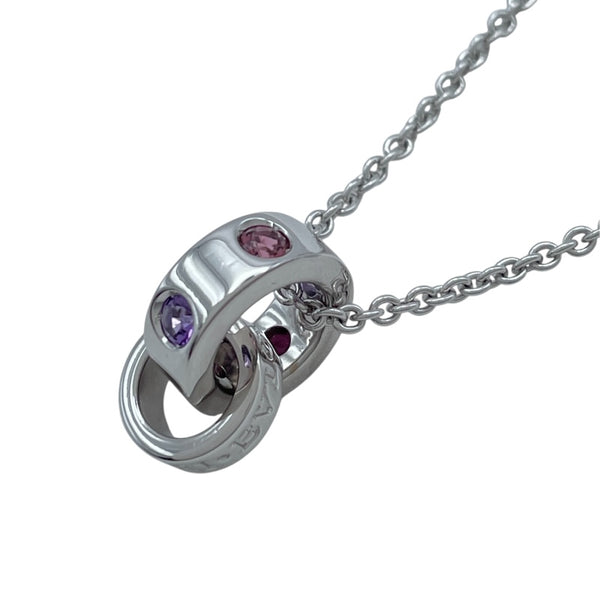 ブルガリ BVLGARI ローマンソルベネックレス ホワイトゴールド Au750 ジュエリー