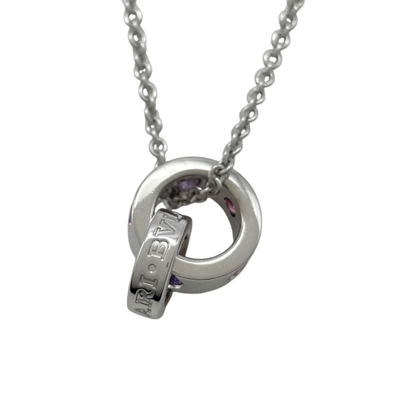 ブルガリ BVLGARI ローマンソルベネックレス ホワイトゴールド Au750 ジュエリー