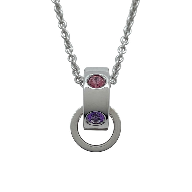 ブルガリ BVLGARI ローマンソルベネックレス ホワイトゴールド Au750 ジュエリー