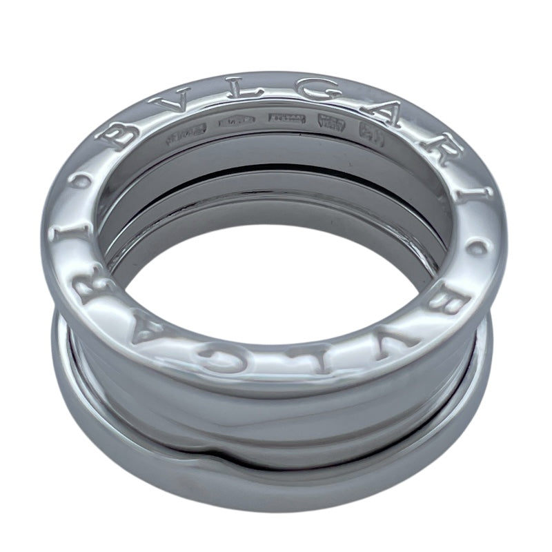 ブルガリ BVLGARI ビーゼロワンリング 3バンド (S) ホワイトゴールド 750 ジュエリー