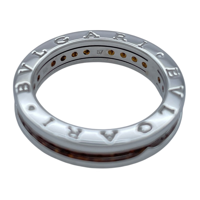 ブルガリ BVLGARI ビーゼロワンリング1バンド ホワイトゴールド 750 ジュエリー
