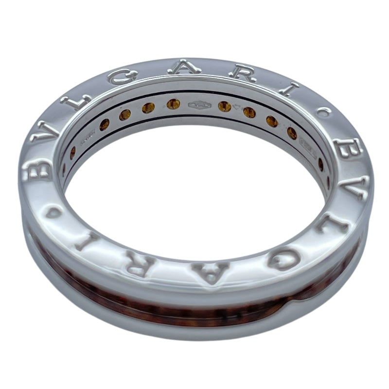 ブルガリ BVLGARI ビーゼロワンリング1バンド ホワイトゴールド 750 ジュエリー