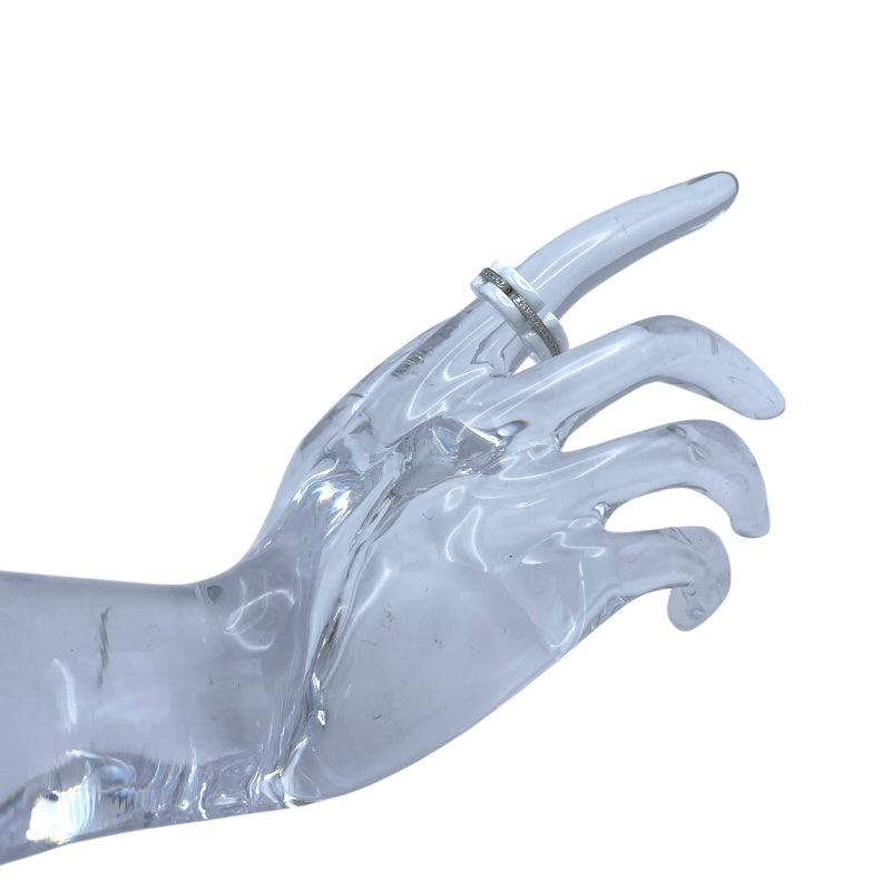 シャネル CHANEL ウルトラコレクション ダイヤリング セラミック ホワイトゴールド Au750 ダイヤモンド ジュエリー