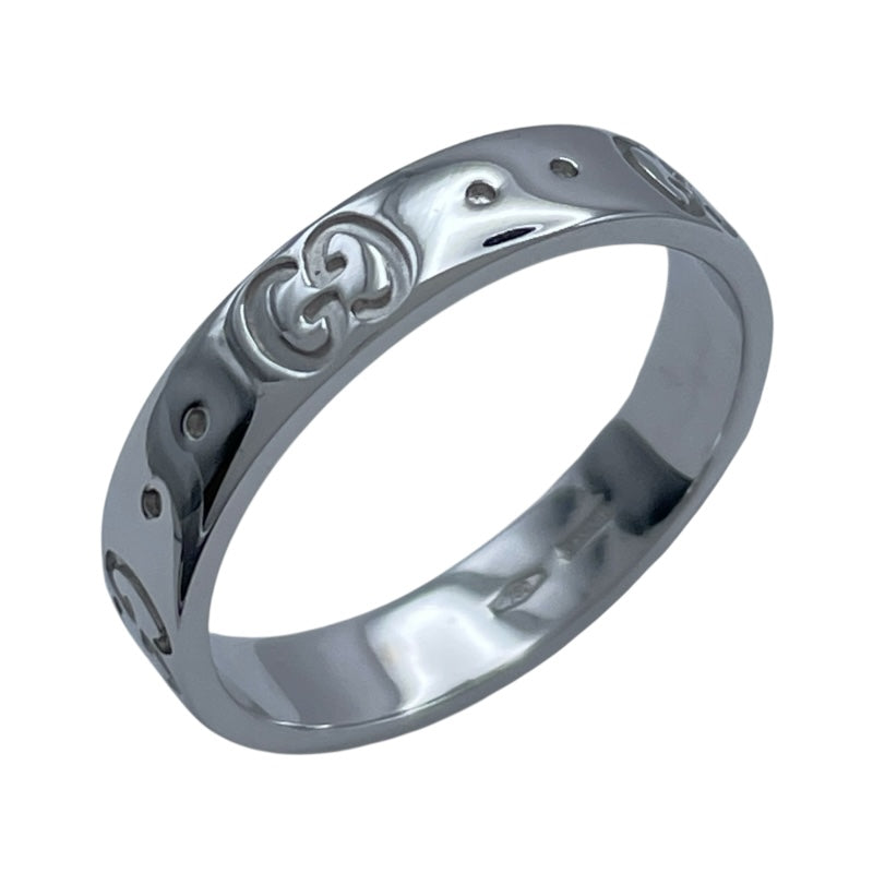 グッチ GUCCI アイコンリング ホワイトゴールド 750 ジュエリー