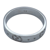 グッチ GUCCI アイコンリング ホワイトゴールド 750 ジュエリー