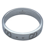 グッチ GUCCI アイコンリング ホワイトゴールド 750 ジュエリー