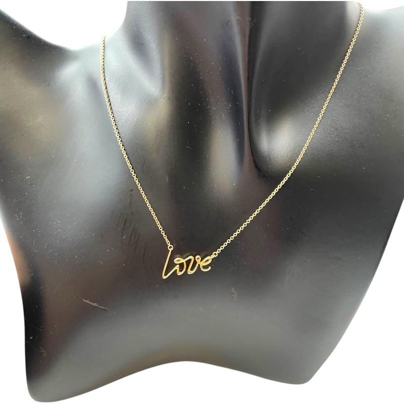 ティファニー TIFFANY＆CO ラブネックレス ピンクゴールド 750PG ジュエリー