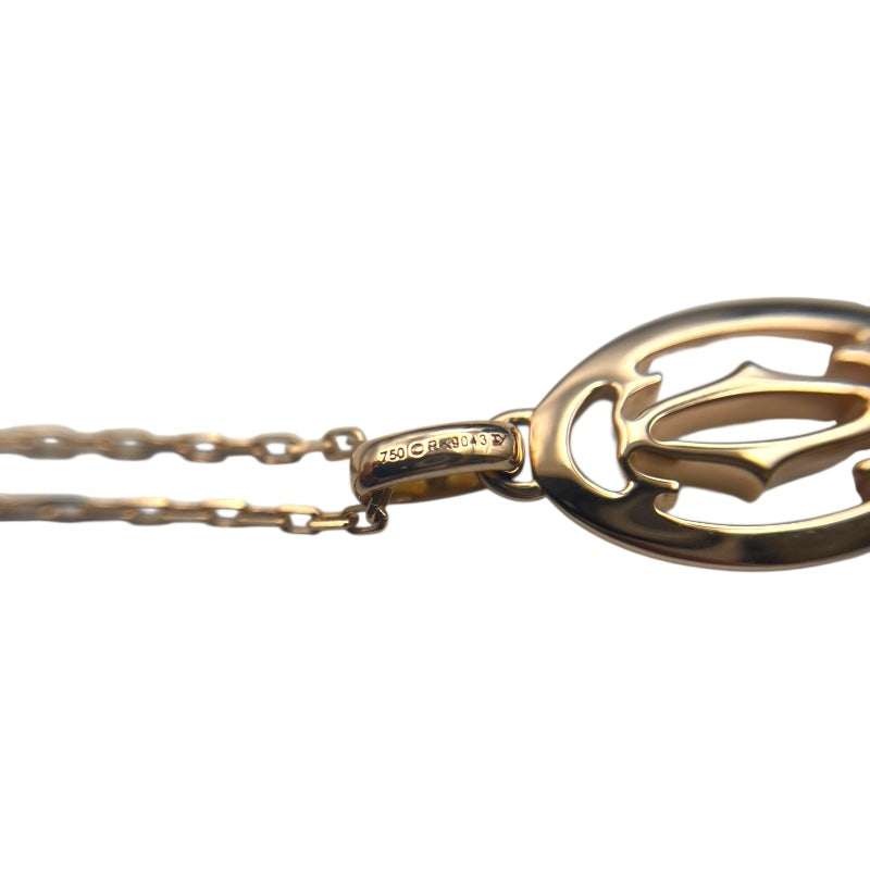 カルティエ Cartier ロゴドゥーブル ダイヤネックレス ピンクゴールド 750PG ジュエリー
