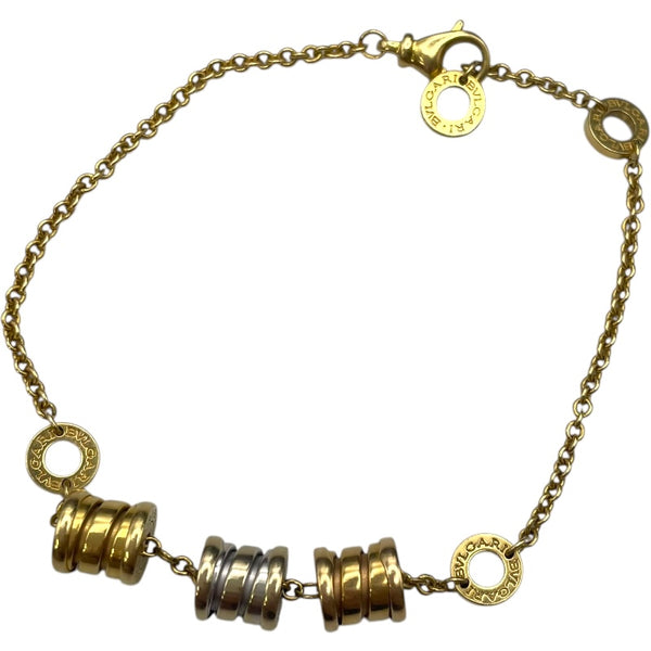 ブルガリ BVLGARI ビーゼロワン エレメントブレスレット イエローゴールド×ホワイトゴールド×ピンクゴールド K18YG/K18PG/K18WG ジュエリー