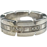 カルティエ Cartier タンクフランセーズ ダイヤリング LM ホワイトゴールド 750WG ジュエリー