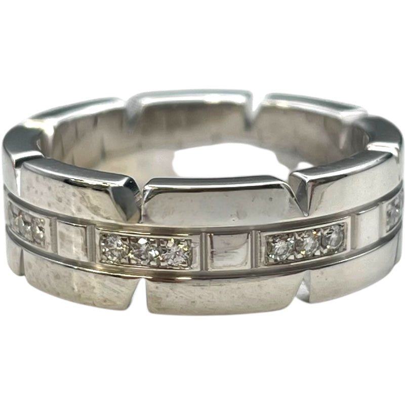 カルティエ Cartier タンクフランセーズ ダイヤリング LM ホワイトゴールド 750WG ジュエリー