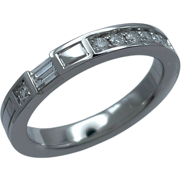 ハリーウィンストン HARRY WINSTON トラフィックアクセントダイヤバンドリング プラチナ Pt950/ダイヤモンド ジュエリー