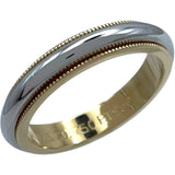 ティファニー TIFFANY＆CO ミルグレインリング ゴールド/プラチナ 750/Pt950 ジュエリー