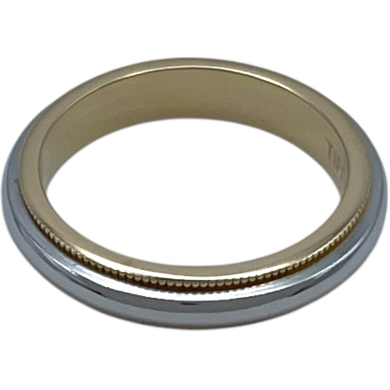 ティファニー TIFFANY＆CO ミルグレインリング ゴールド/プラチナ 750/Pt950 ジュエリー