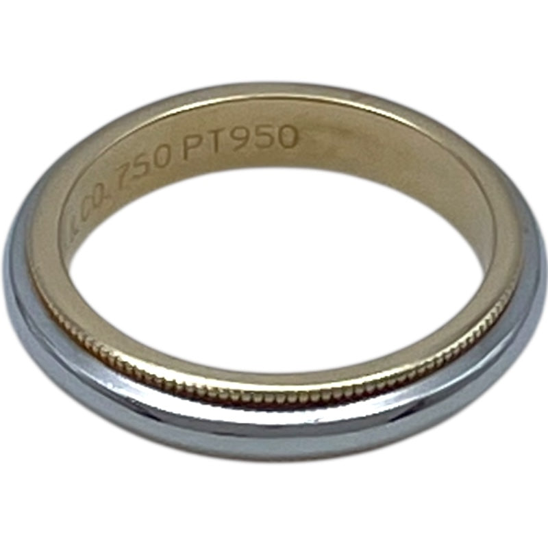 ティファニー TIFFANY＆CO ミルグレインリング ゴールド/プラチナ 750/Pt950 ジュエリー