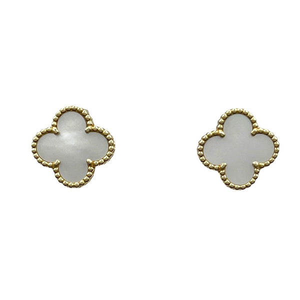 ヴァンクリーフ＆アーペル Van Cleef & Arpels ヴィンテージアルハンブラピアス ゴールド Au750/マザーオブパール ジュエリー