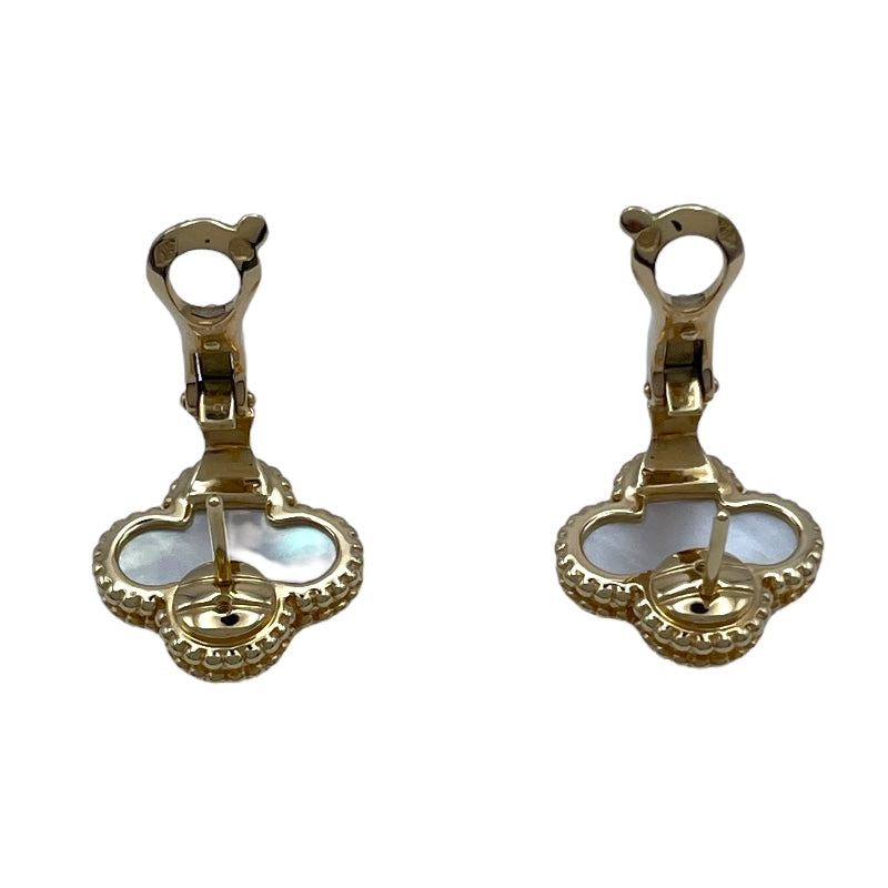 ヴァンクリーフ＆アーペル Van Cleef & Arpels ヴィンテージアルハンブラピアス ゴールド Au750/マザーオブパール ジュエリー