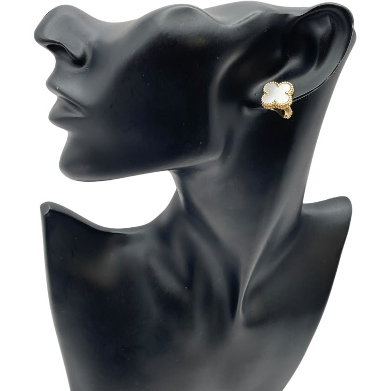 ヴァンクリーフ＆アーペル Van Cleef & Arpels ヴィンテージアルハンブラピアス ゴールド Au750/マザーオブパール ジュエリー