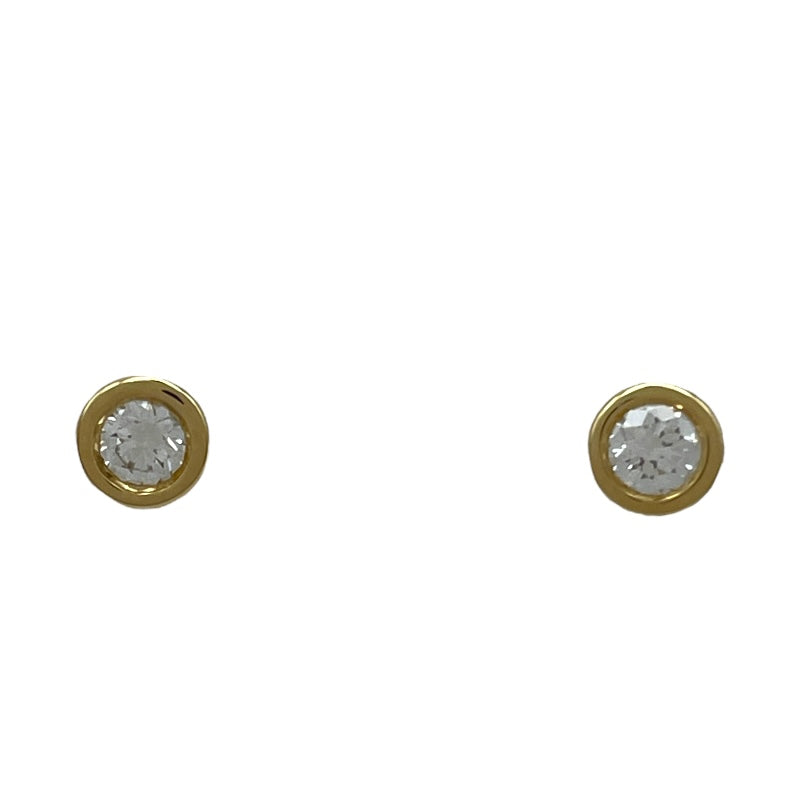 ティファニー TIFFANY＆CO バイザヤードピアス ゴールド 750/ダイヤモンド ジュエリー