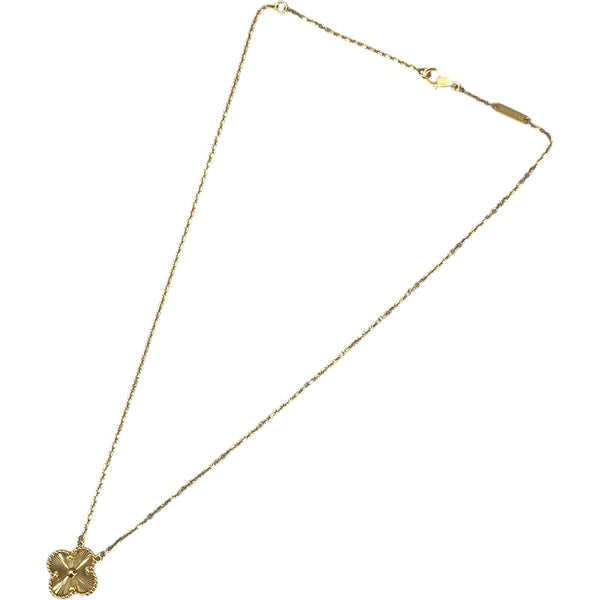 ヴァンクリーフ＆アーペル Van Cleef & Arpels ヴィンテージアルハンブラネックレス ゴールド Au750 ジュエリー