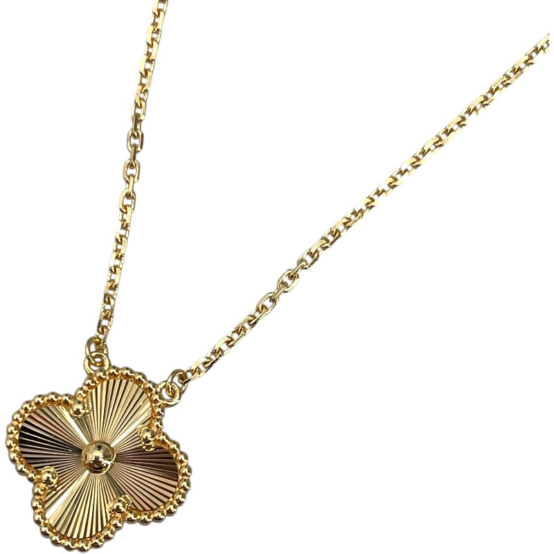 ヴァンクリーフ＆アーペル Van Cleef & Arpels ヴィンテージアルハンブラネックレス ゴールド Au750 ジュエリー