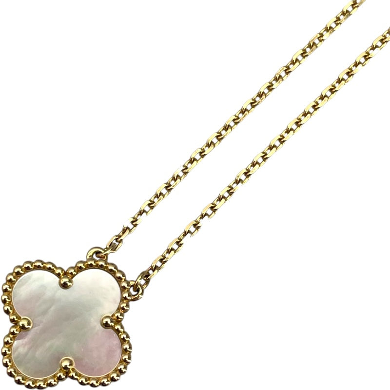 ヴァンクリーフ＆アーペル Van Cleef & Arpels ヴィンテージアルハンブラネックレス ゴールド Au750 ジュエリー
