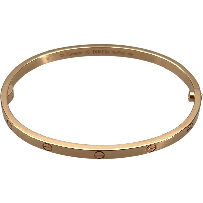 カルティエ Cartier ラブブレスSM ピンクゴールド Au750 ジュエリー