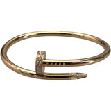 カルティエ Cartier ジュストアンクルダイヤブレス ピンクゴールド Au750 ジュエリー