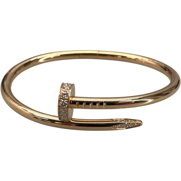 カルティエ Cartier ジュストアンクルダイヤブレス ピンクゴールド Au750 ジュエリー