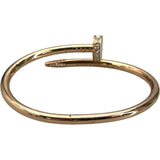 カルティエ Cartier ジュストアンクルダイヤブレス ピンクゴールド Au750 ジュエリー