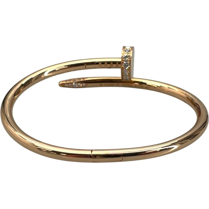 カルティエ Cartier ジュストアンクルダイヤブレス ピンクゴールド Au750 ジュエリー