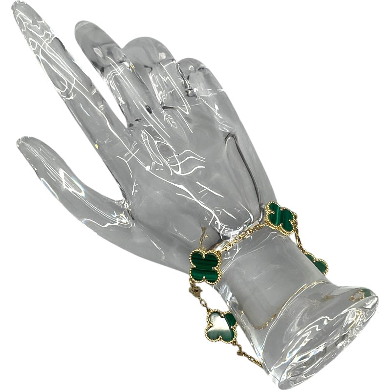 ヴァンクリーフ＆アーペル Van Cleef & Arpels ヴィンテージアルハンブラ5Pブレス ゴールド Au750 ジュエリー