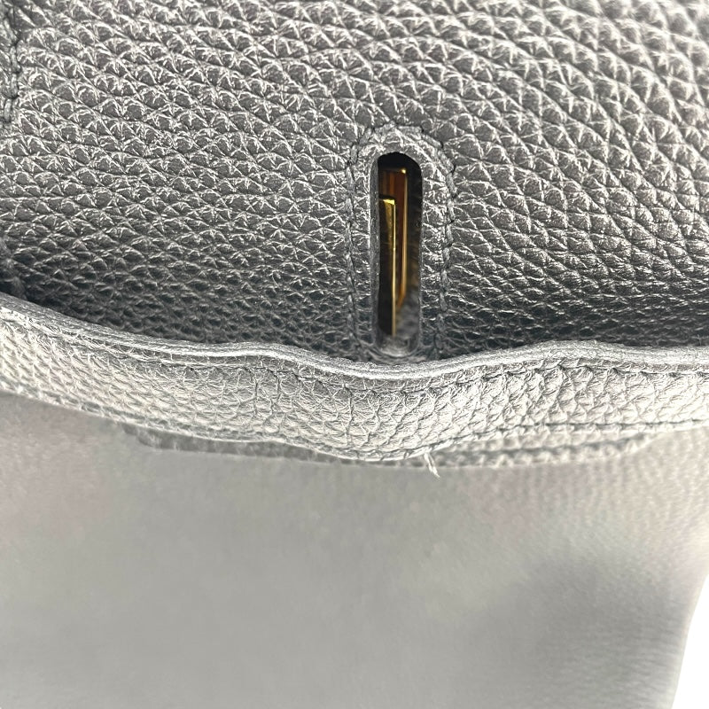 エルメス HERMES バーキン40 □N刻 ブラック GD金具 トゴ レディース ハンドバッグ