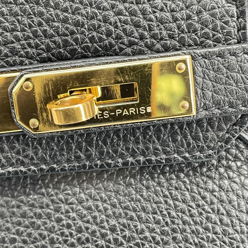 エルメス HERMES バーキン30 □M刻 ブラック GD金具 トリヨン レディース ハンドバッグ
