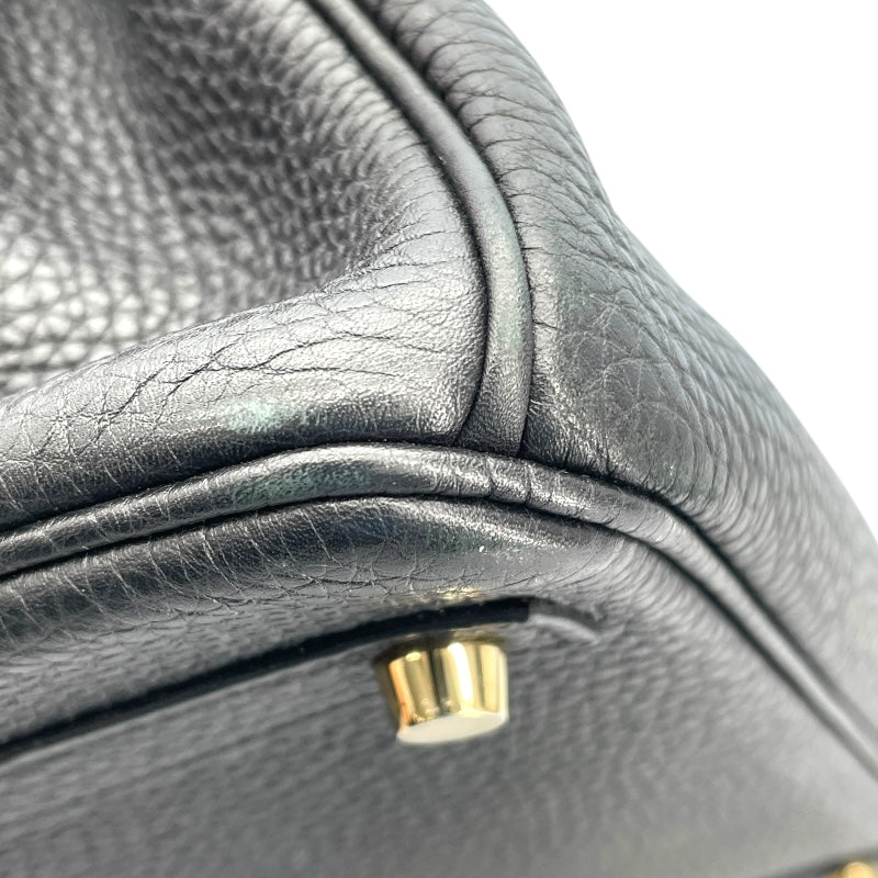 エルメス HERMES バーキン30 □M刻 ブラック GD金具 トリヨン レディース ハンドバッグ