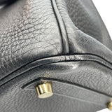エルメス HERMES バーキン30 □M刻 ブラック GD金具 トリヨン レディース ハンドバッグ