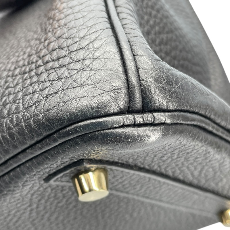 エルメス HERMES バーキン30 □M刻 ブラック GD金具 トリヨン レディース ハンドバッグ