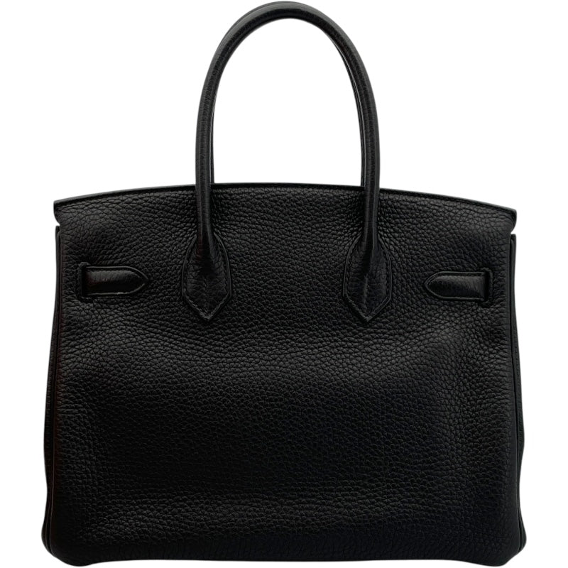 エルメス HERMES バーキン30 □M刻 ブラック GD金具 トリヨン レディース ハンドバッグ