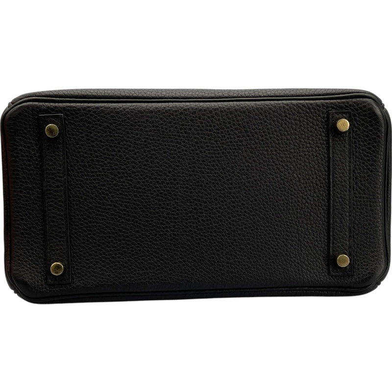 エルメス HERMES バーキン30 □M刻 ブラック GD金具 トリヨン レディース ハンドバッグ