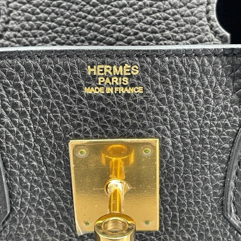 エルメス HERMES バーキン30 □M刻 ブラック GD金具 トリヨン レディース ハンドバッグ