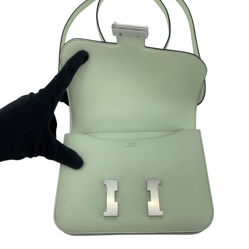 エルメス HERMES コンスタンス3ミニ U刻 ヴェールフィズ SV金具 エプソン レディース ショルダーバッグ