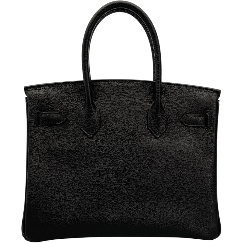 エルメス HERMES バーキン30 □I刻 ブラック SV金具 ヴァッシュリエージュ レディース ハンドバッグ