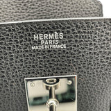エルメス HERMES バーキン30 □I刻 ブラック SV金具 ヴァッシュリエージュ レディース ハンドバッグ