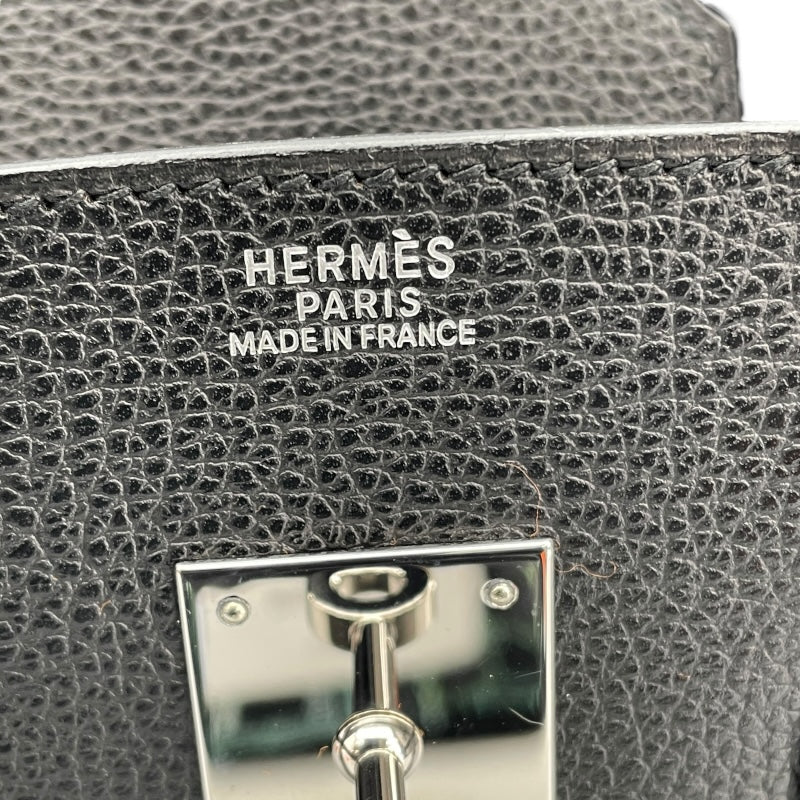 エルメス HERMES バーキン30 □I刻 ブラック SV金具 ヴァッシュリエージュ レディース ハンドバッグ