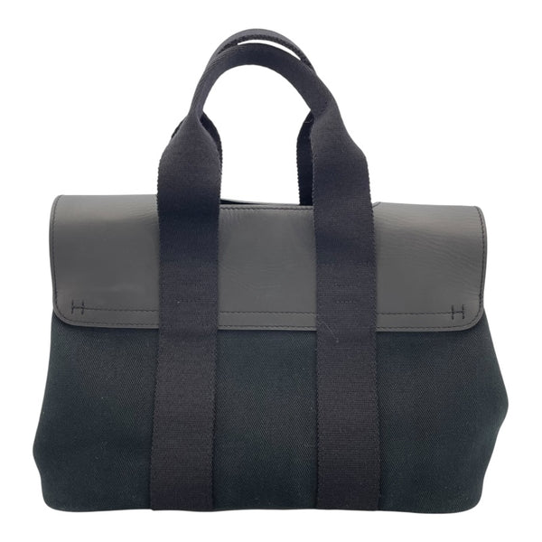 エルメス HERMES ヴァルパラインPM ブラック SV金具 トワル レディース ハンドバッグ