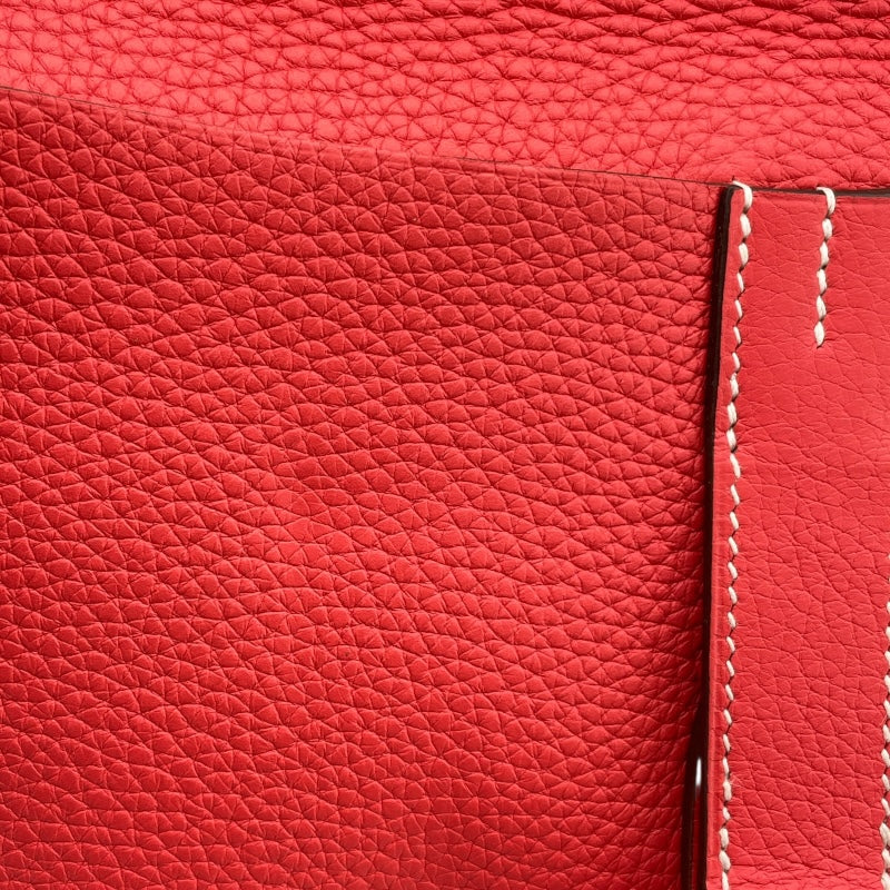 エルメス HERMES アルザン31 ヴェルソ C刻 ローズ・ジャイプール・カプシーヌ SV金具 トリヨン レディース ハンドバッグ