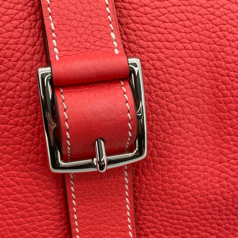 エルメス HERMES アルザン31 ヴェルソ C刻 ローズ・ジャイプール・カプシーヌ SV金具 トリヨン レディース ハンドバッグ